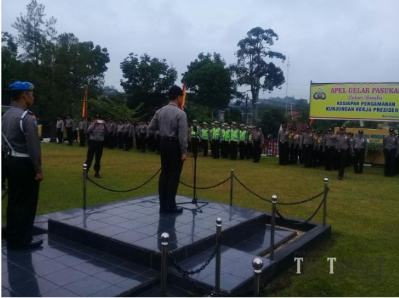  Selama Kunker Presiden ke Sumbar, Personil Polres Sijunjung Disiagakan