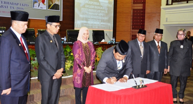 BPK UNGKAP TEMUAN RP45 M DI PEMPROV SUMBAR