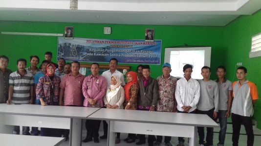 PELATIHAN YANG SUDAH DILAKSANAKAN DI SEKSI PERBENIHAN DAN PAKAN IKAN TAHUN 2017