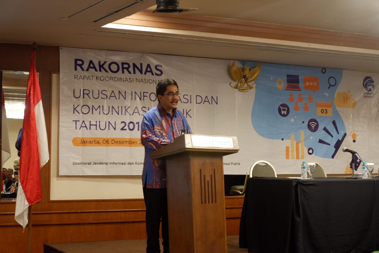 Perkuat Koordinasi Pusat dan Daerah, Dirjen IKP Kemkominfo Gelar Rakornas