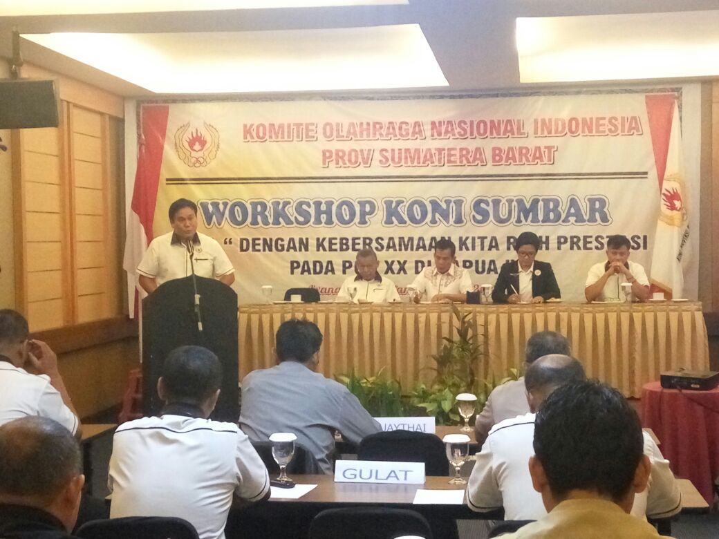 KONI SUMBAR GELAR WORKSHOP PELATIHAN BAGI PELATIH 