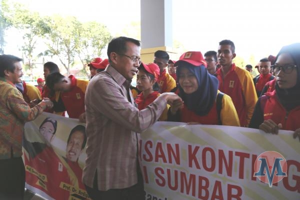 PEMPROV SUMBAR MELALUI DISPORA PASILITASI KONTINGEN POMNAS 