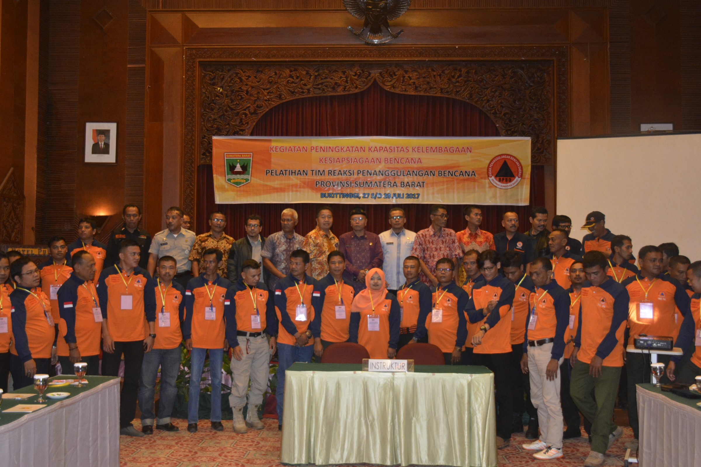 BPBD memperkuat kapasitas Penanggulangan Bencana Melalui Pelatihan Tim Reaksi Cepat 