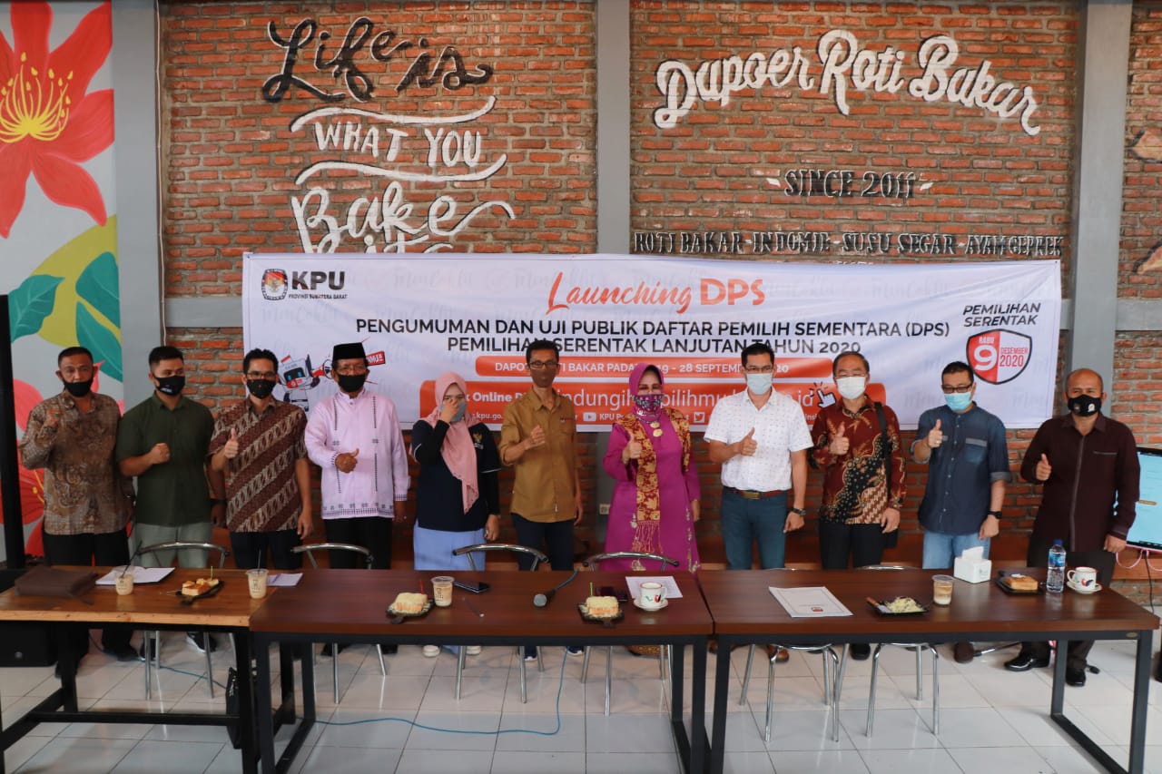 KPU Sumbar Launching Pengumuman dan Uji Publik Daftar Pemilih Sementara Pilkada Serentak 2020
