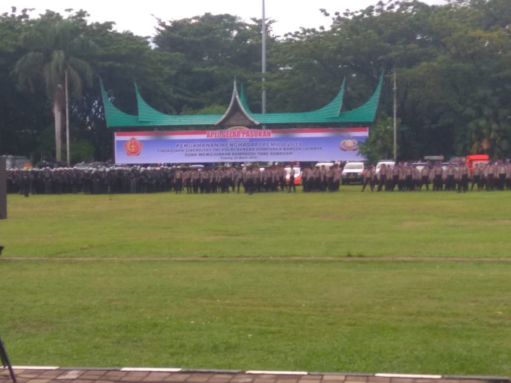 Apel Gelar Pasukan 2019 Untuk Sukseskan Pemilu 2019