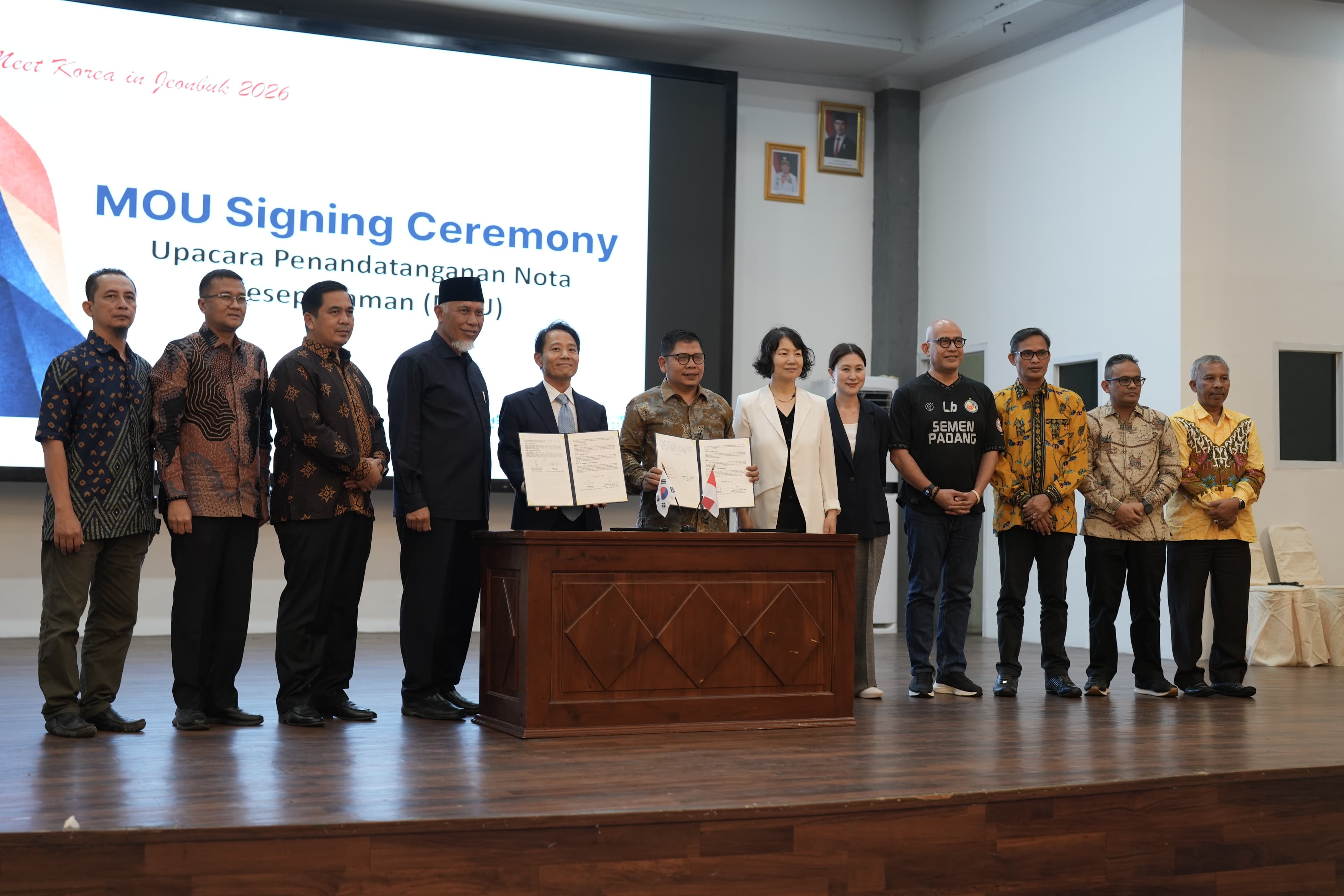 Promosi Budaya Asia 2026, Pemprov Sumbar Dorong Penguatan Kerja Sama dengan Jeonbuk 