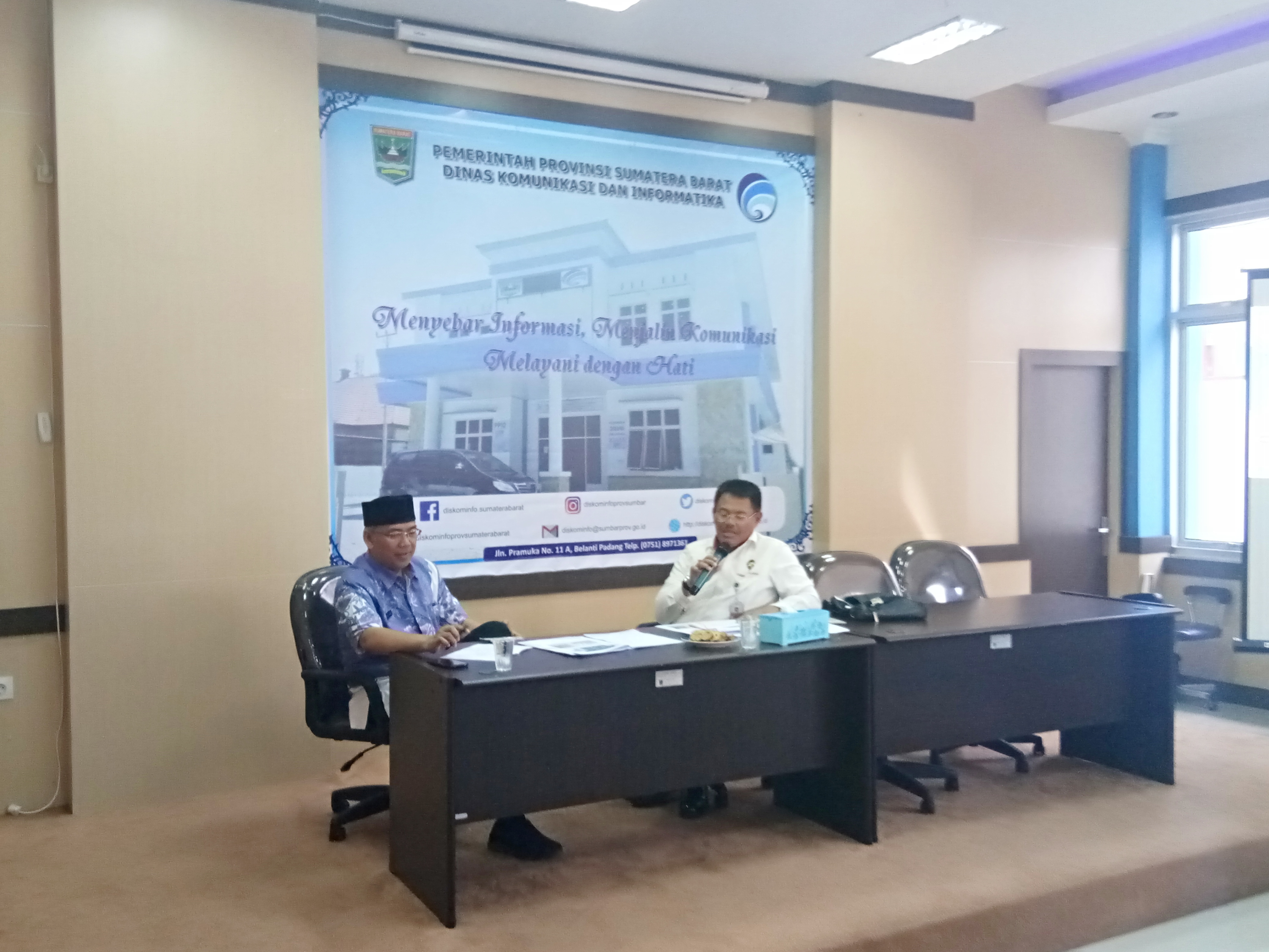 Kemenko Polhukam RI Kunjungi Diskominfo Sumbar