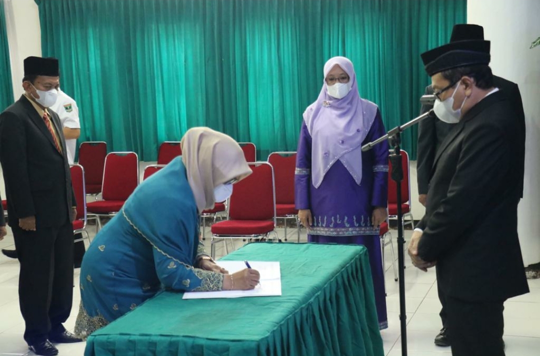 Nomenklatur Diskominfo berubah Jadi Diskominfotik, 14 Pejabat Pengawas Dilantik 