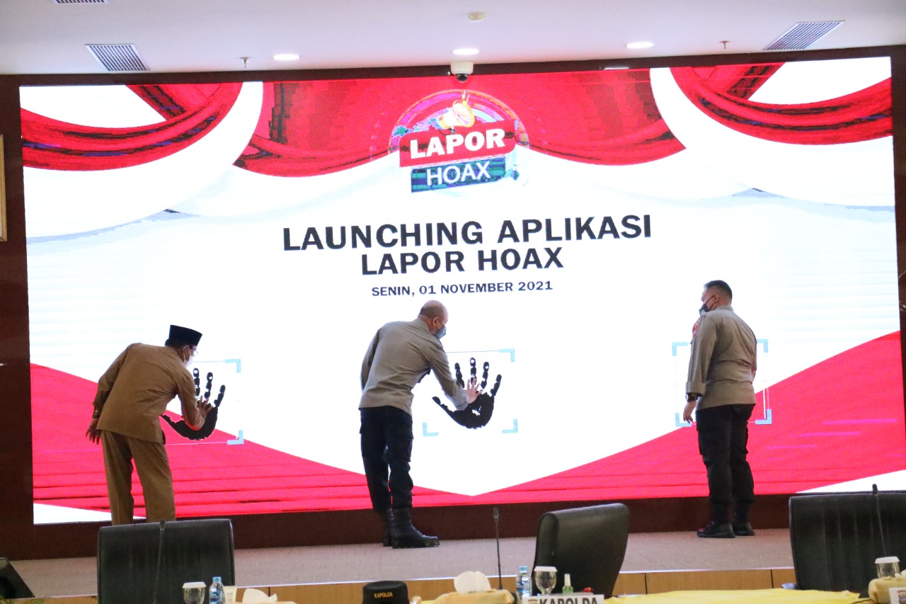 Polda Sumbar Luncurkan Aplikasi Lapor Hoax