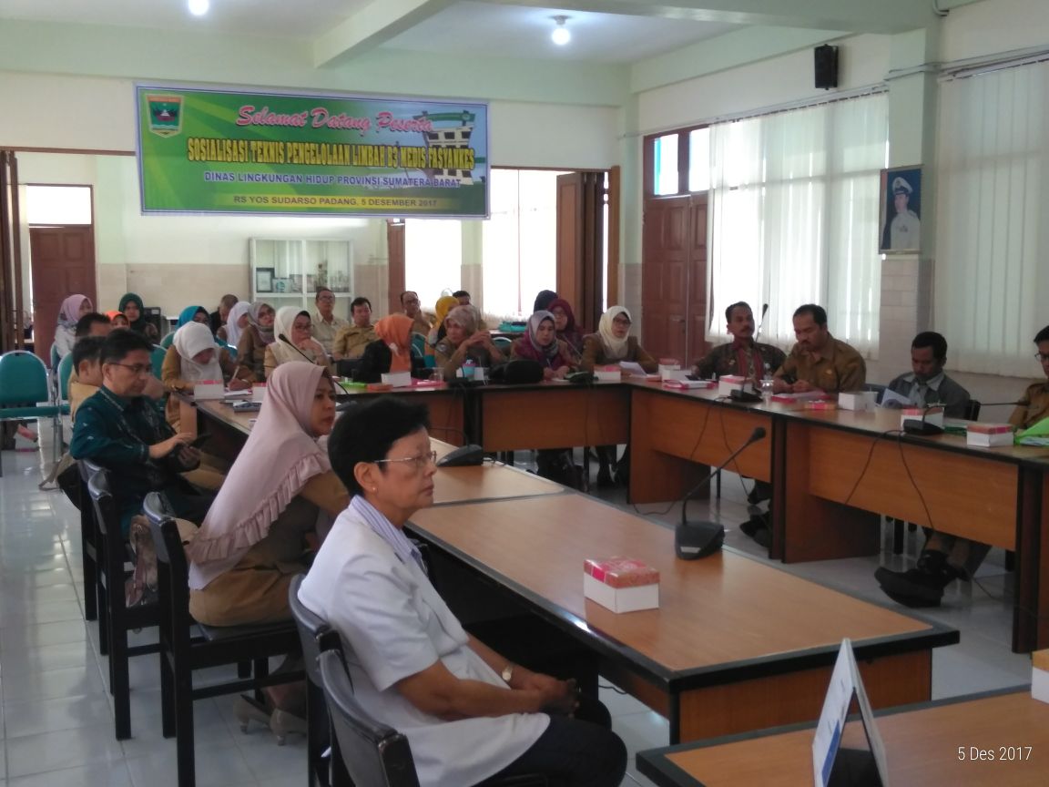 Sosialisasi Teknis Pengelolaan Limbah B3 Medis Fasyenkes