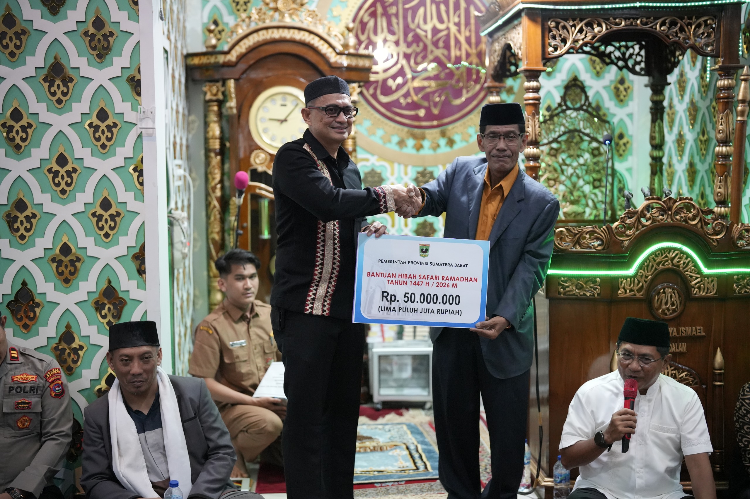 Safari Ramadhan di Nagari Campago, Pemprov Sumbar Tegaskan Komitmen Pembangunan Berbasis Adat dan Agama