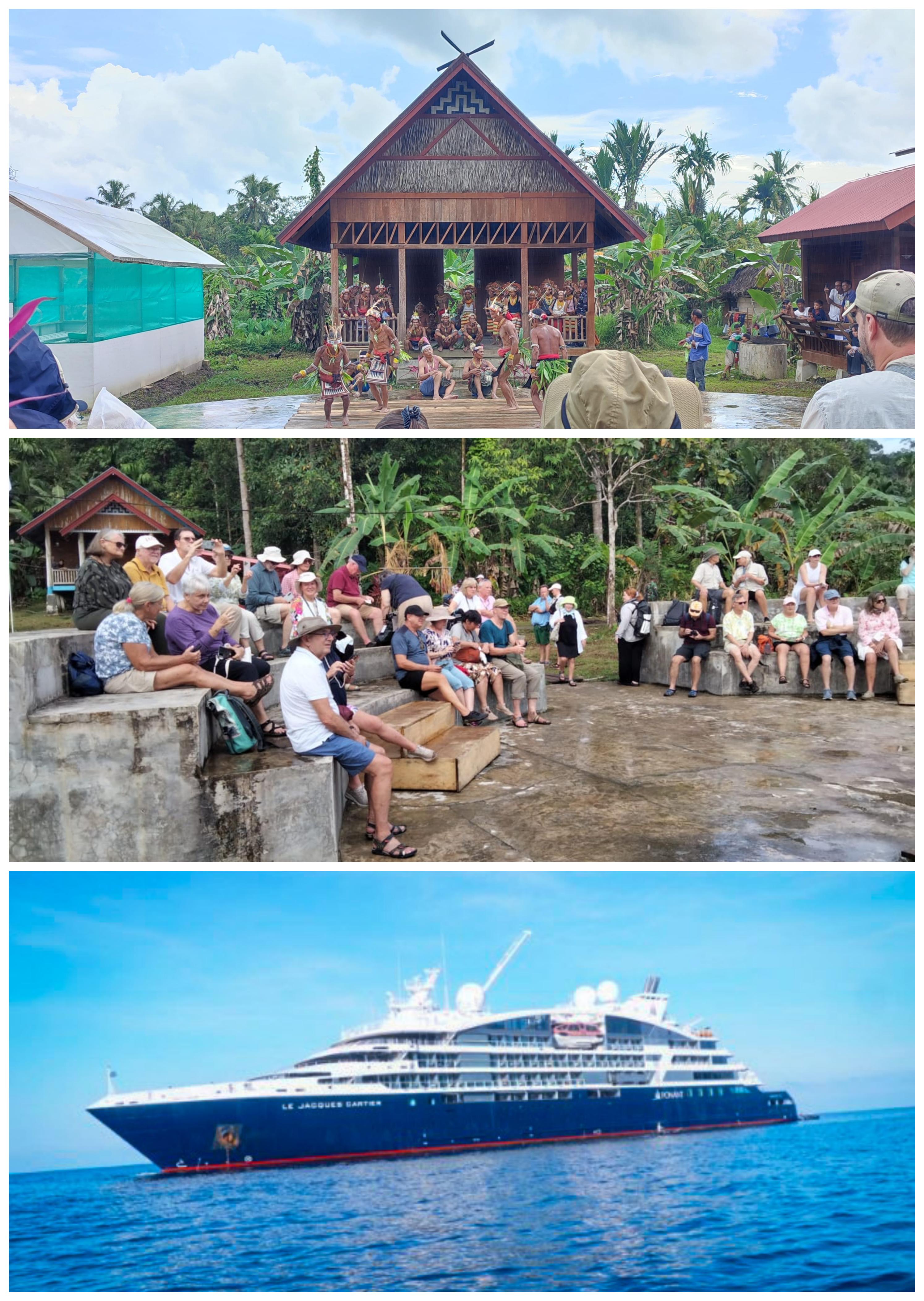 Budaya Mentawai Pikat Turis Eropa, Kapal Pesiar Prancis Sandar di Muara Siberut