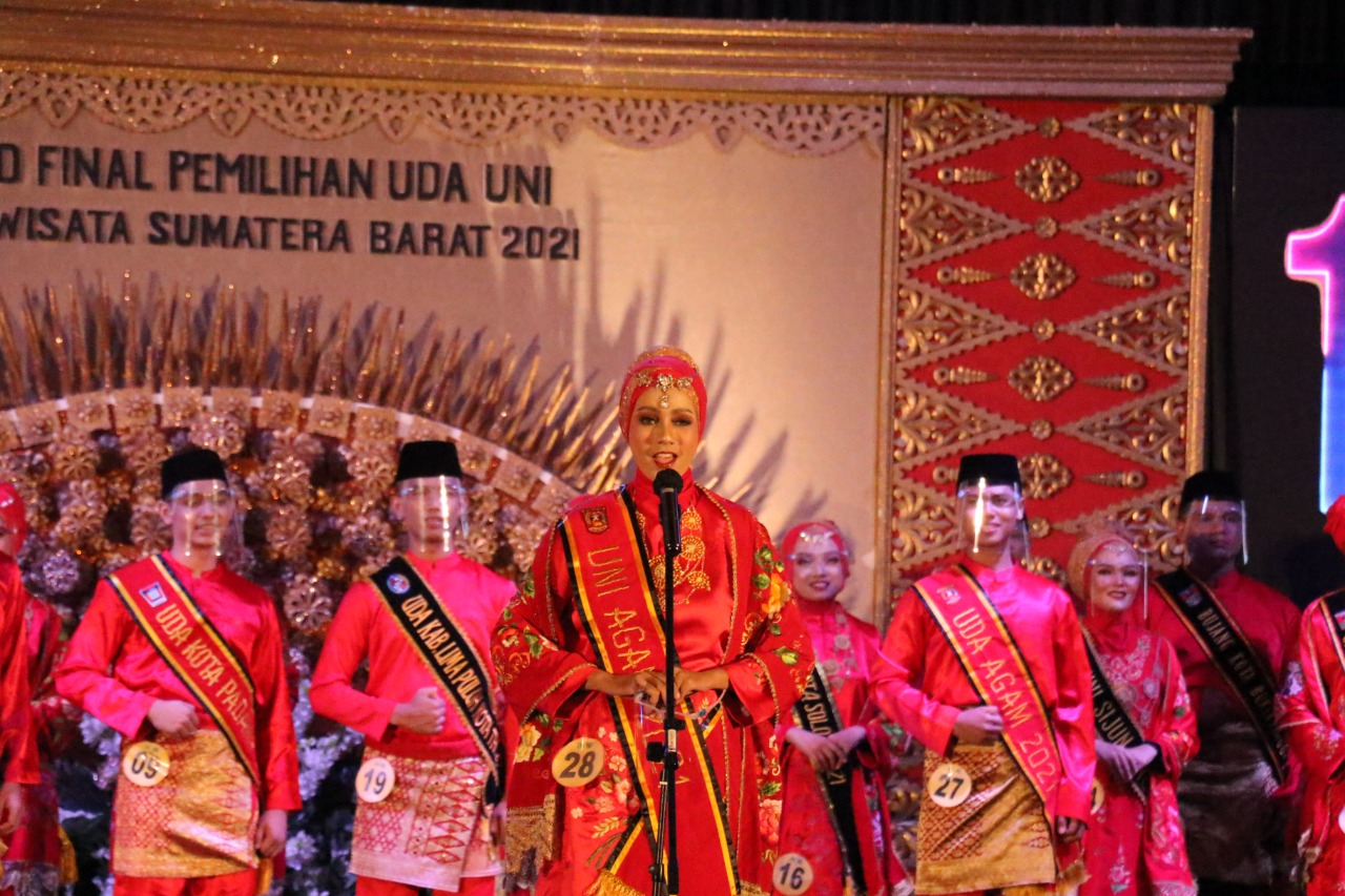 Rang Agam Terpilih Jadi Uda Uni Duta Wisata Sumbar 2021