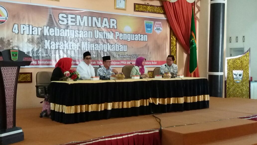 wakil gubernur Nasrul Abit; di Sumbar 4 pilar kebangsaan dilandasi ABS-SBK 