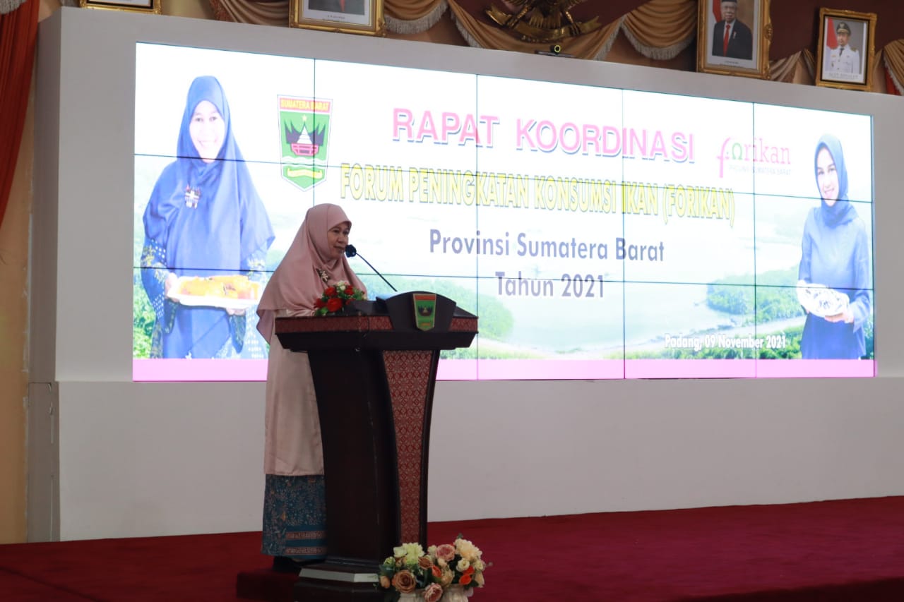 Forikan Sumbar Dikukuhkan, Harneli: Dukung Pemerintah Cegah Stunting