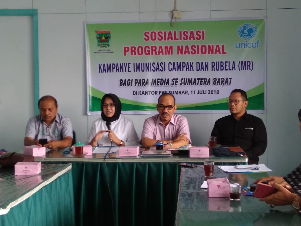1,5 juta Anak di Sumbar Perlu Immunisasi Campak dan Rubella