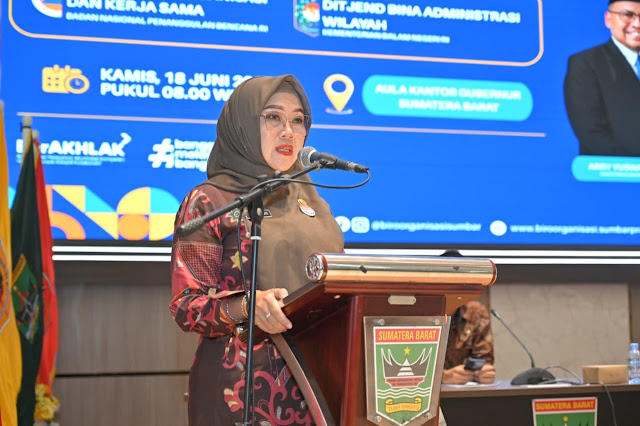 Pemprov Sumbar Dorong Percepatan Penataan Kelembagaan BPBD di Daerah