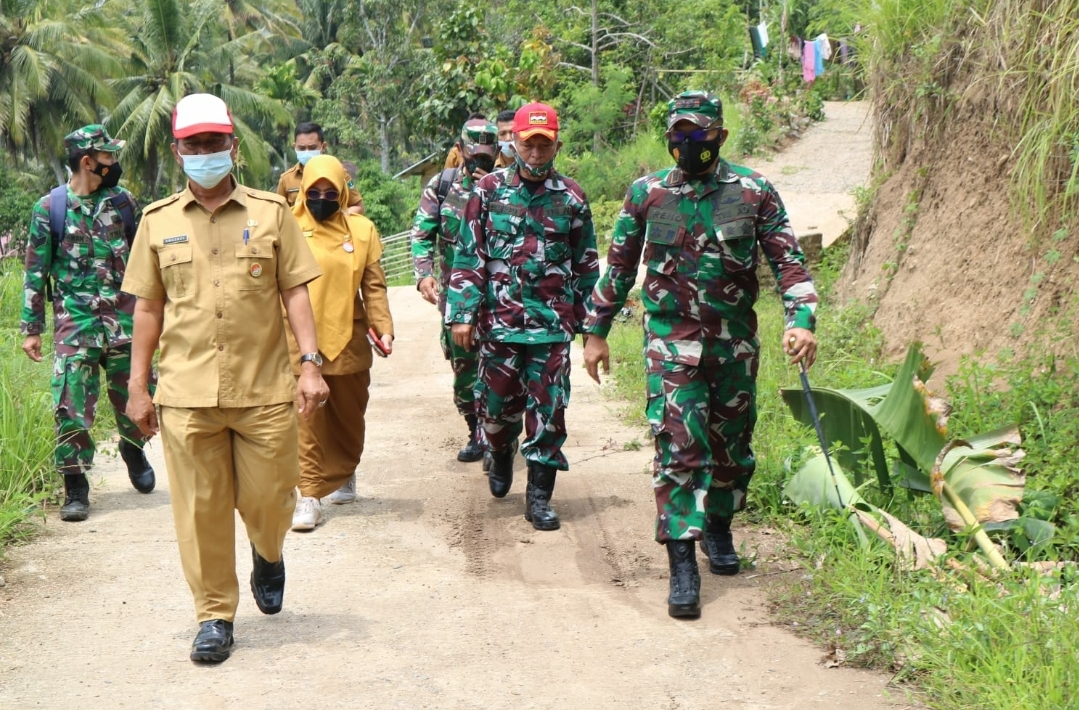 Optimalisasi Pra TMMD, Amasrul Tinjau Sasaran Fisik Nagari Tanjung Alai