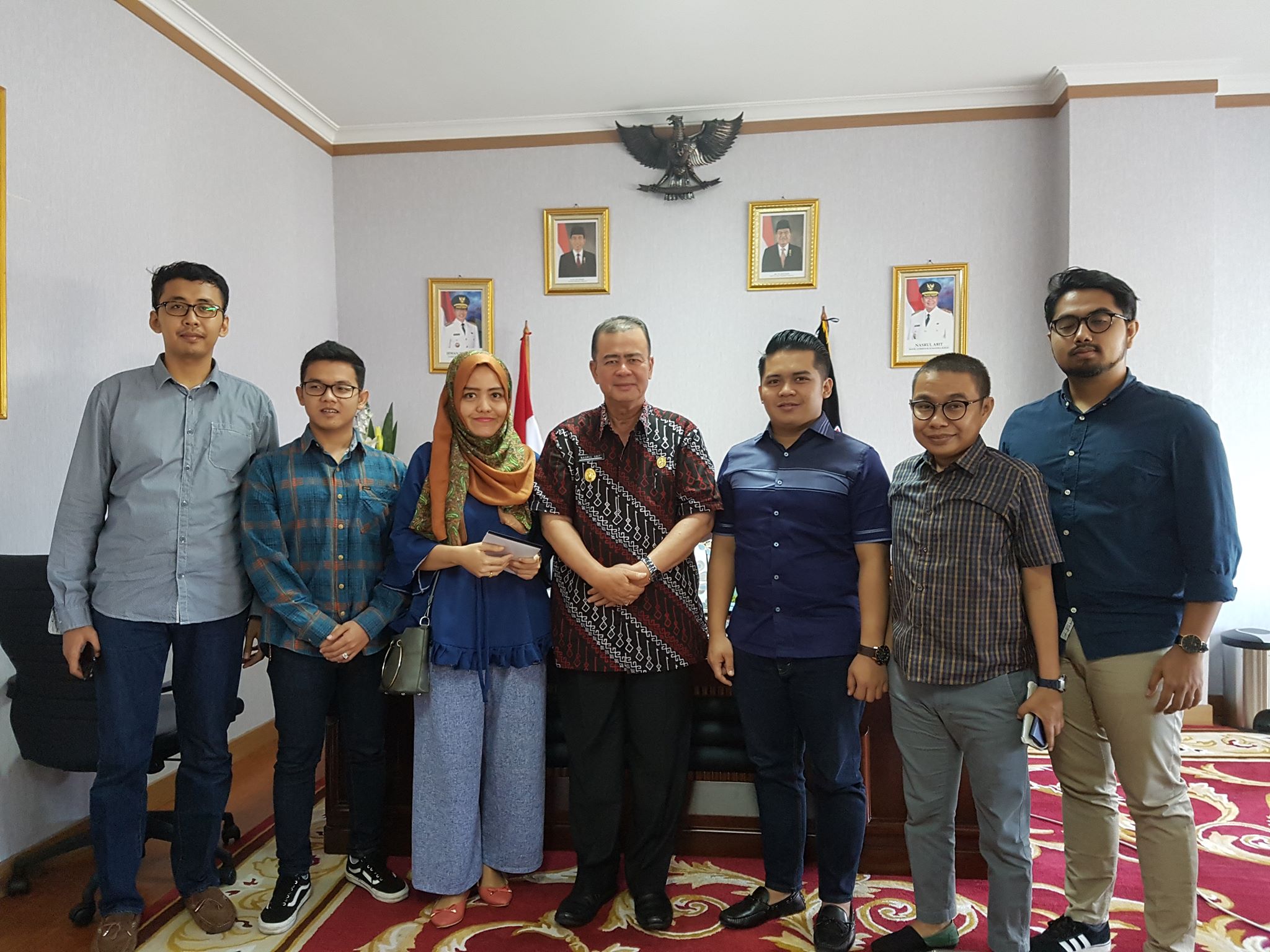 Wagub Sumbar menerima Audiensi Pengurus BPD HIPMI Sumatera Barat