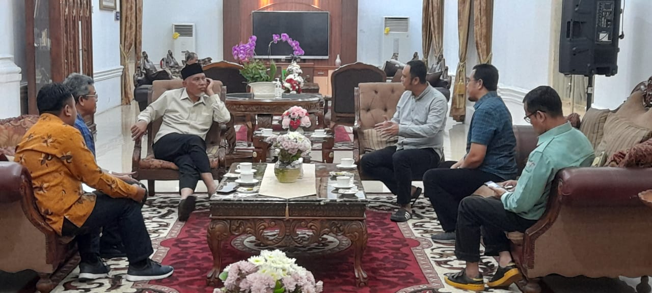 Audiensi Bupati Sijunjung Dengan Gubernur Sumbar, Persiapan Silokek Menjadi Geopark Unesco Terus Dimatangkan