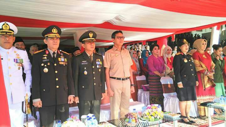 Gubernur Sumbar Hadiri Peringatan Hari Bhayangkara ke 71