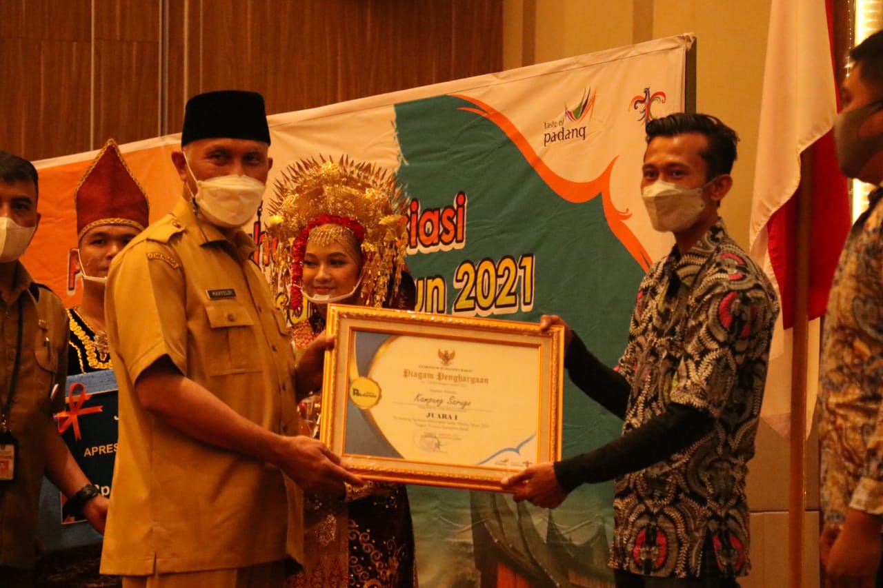 Apresiasi Kelompok Sadar Wisata, Gubernur: Pokdarwis adalah Penentu Keberhasilan Wisata di Sumbar 