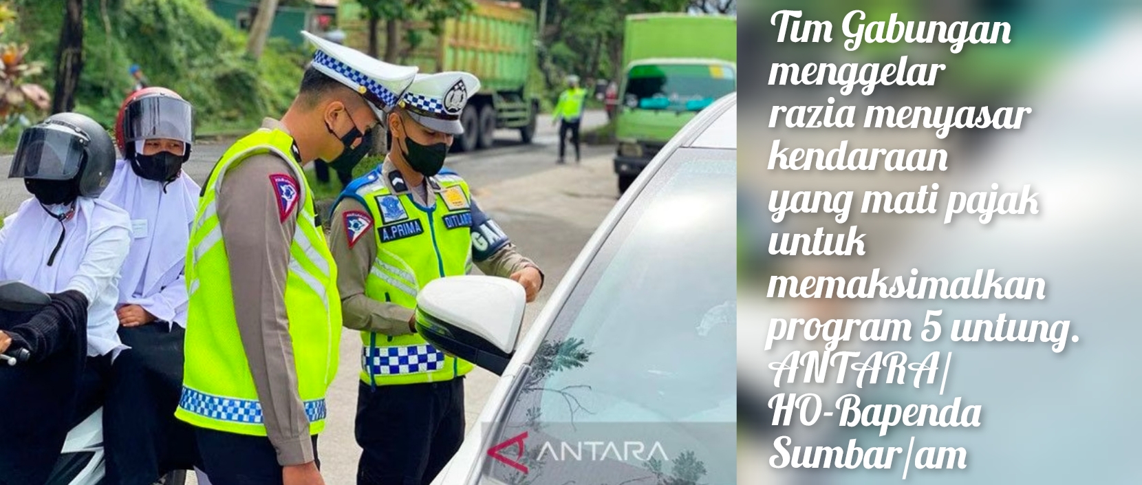 Menjaring Pajak Kendaraan Bermotor dengan Program 5 Untung 