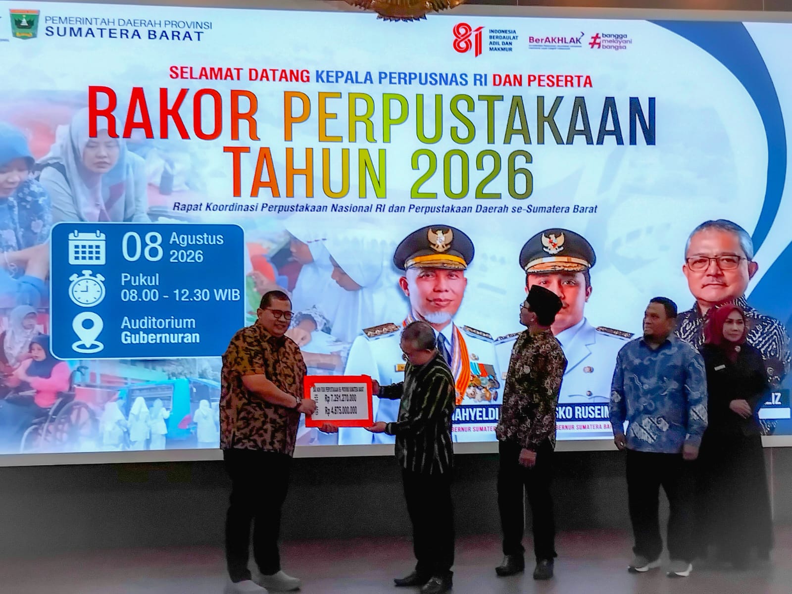 Rakor Perpustakaan Sumbar 2026: Sinergikan Program Perpustakaan Berbasis Inklusi Sosial