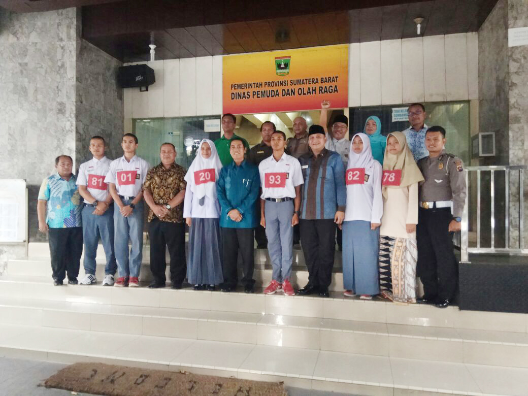 FARHAN  DAN AL MAR’ATUL WAKILI SUMBAR SELEKSI PASKIBRAKA NASIONAL 2018