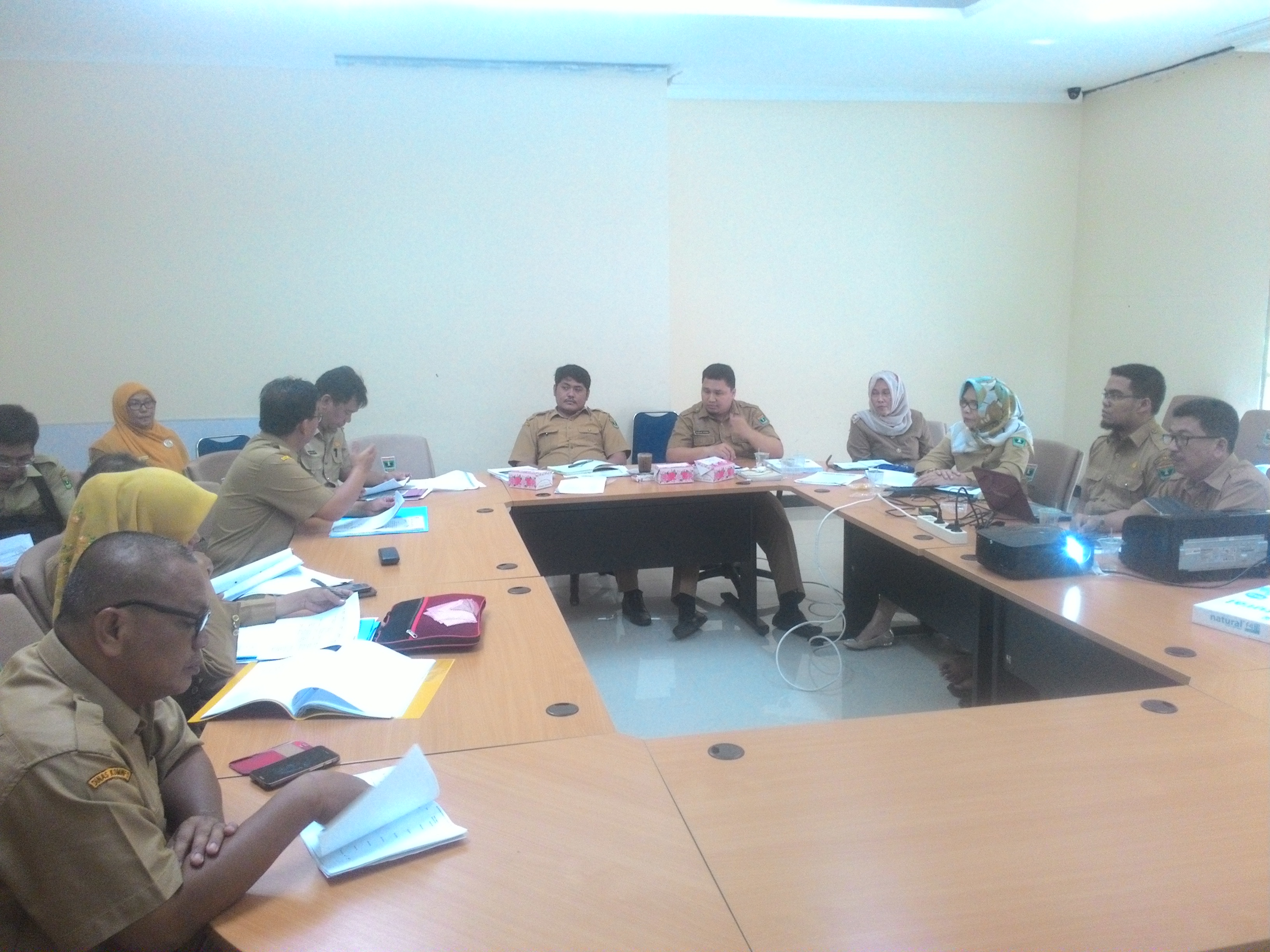 Pembahasan Verifikasi Usulan Kegiatan Perubahan Renja OPD Dinas Komunikasi dan Informatika 2017