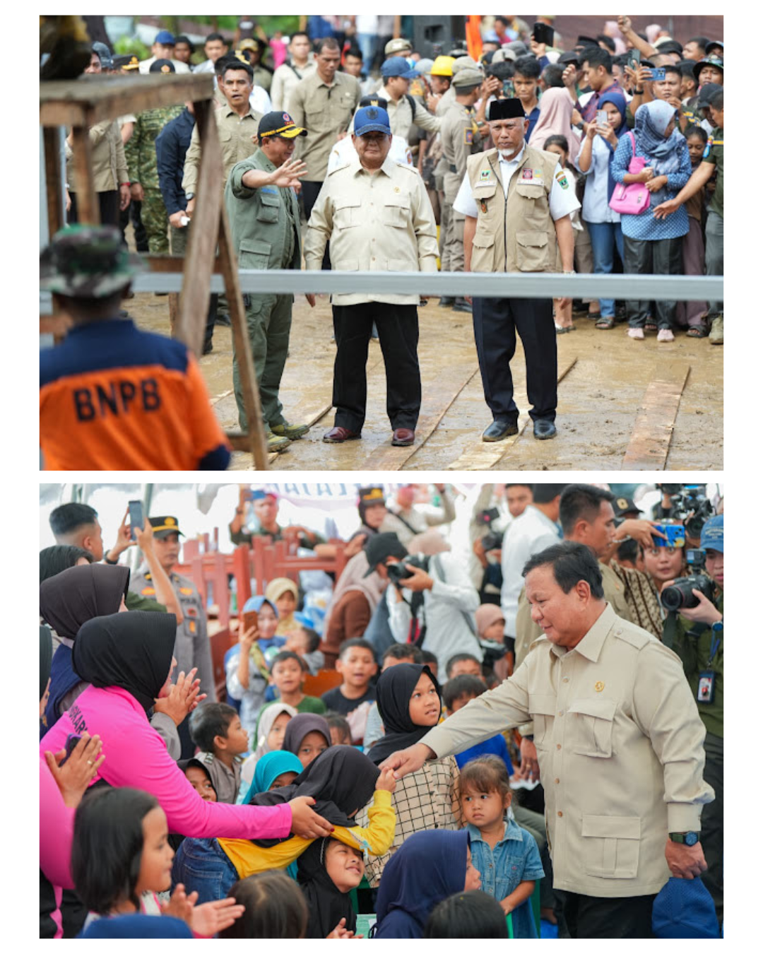 Dari Jembatan Darurat hingga Hunian Sementara, Presiden Prabowo Tinjau Pemulihan Bencana di Sumbar