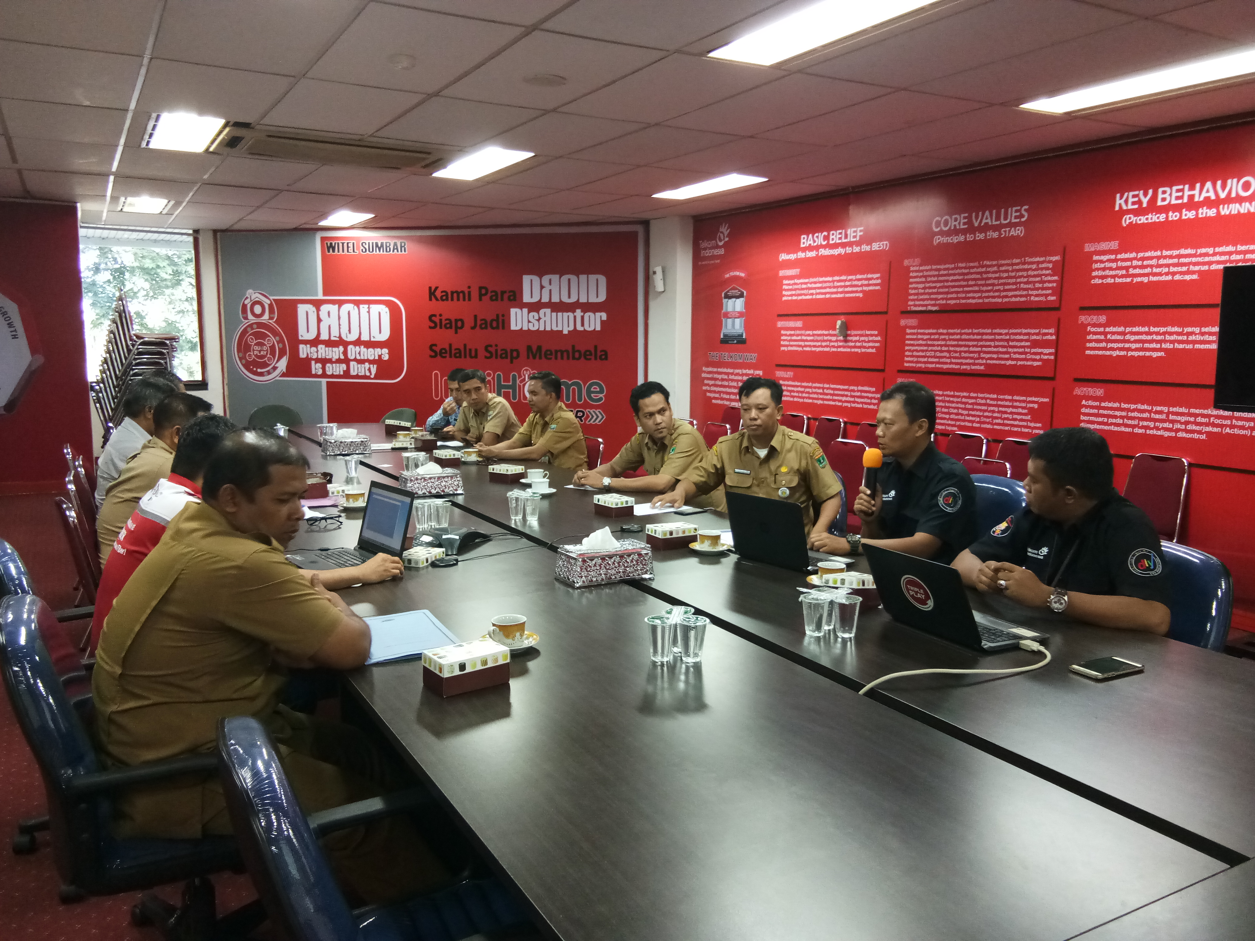 Sinkronisasi Program Kerja Dinas Kominfo Kab/Kota se-Sumatera Barat Dengan PT. Telkom Wilayah Sumbar