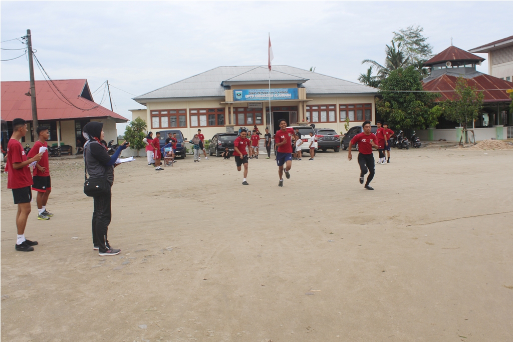 ATLET UPTD KBOR SUMBAR JALANI TES PISIK