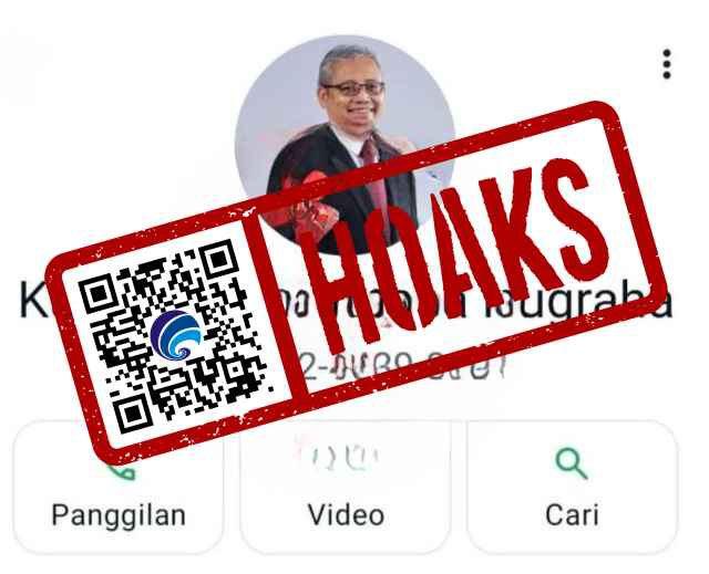 [HOAKS] Akun WhatsApp Mengatasnamakan Sekretaris Jenderal Kementerian Kesehatan