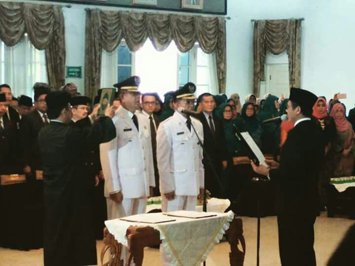 Gubernur Sumbar Melantik Walikota dan Wakil Walikota Payakumbuh