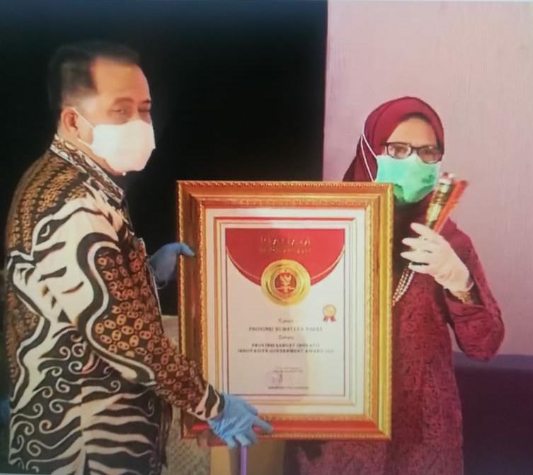 Hattrick, Sumbar Raih Penghargaan Provinsi Sangat Inovatif