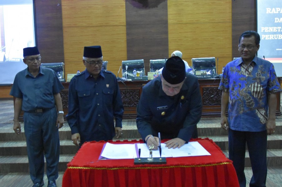 KUPA-PPAS APBD-P 2019 Ditetapkan