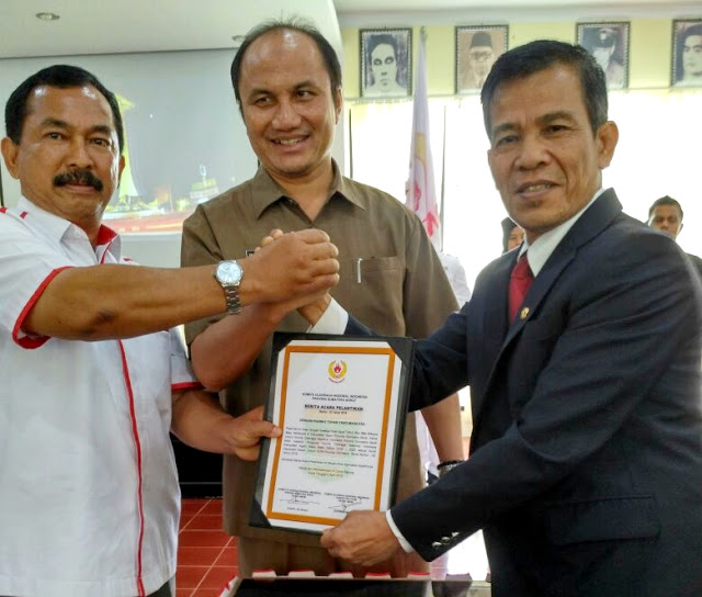 SYAIFUL: PRESTASI AKAN MEMBUAT PEMDA TIDAK BOSAN MEN DUKUNG KONI