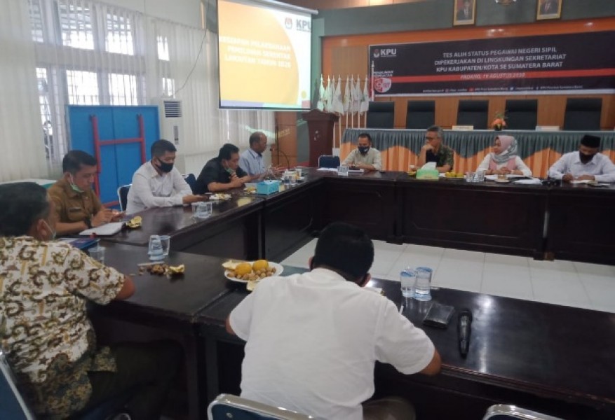 Pantau Tahapan Pilkada, DPRD Sumbar Kunjungi KPU