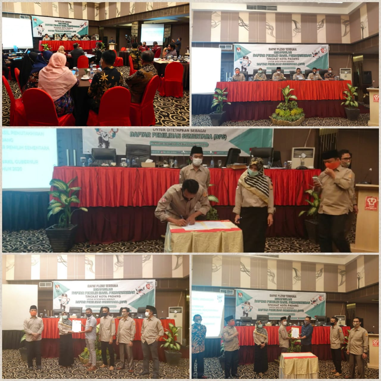 KPU Padang Gelar Pleno Rekapitulasi Daftar Pemilih 