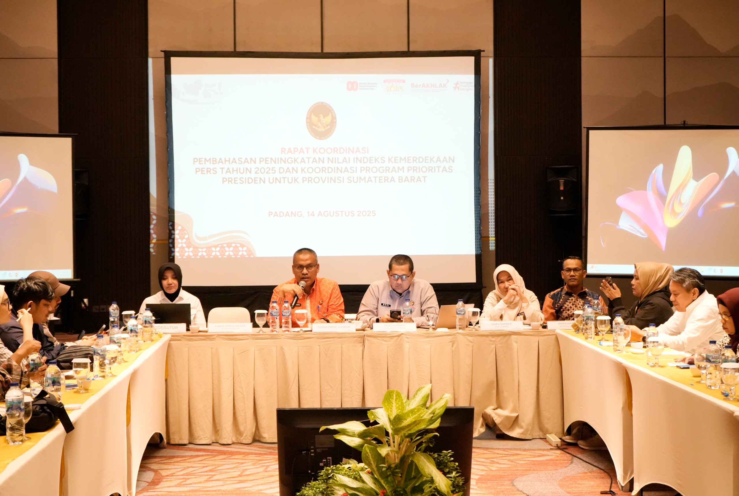 Kemenkopolkam Gelar Rapat Koordinasi di Padang, Bahas Peningkatan Indeks Kemerdekaan Pers Sumatera Barat