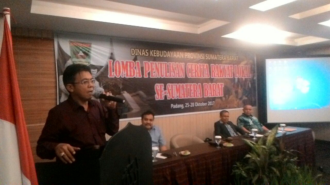 Disbud Sumbar Adakan Lomba Cerita Rakyat Se-Sumatera Barat