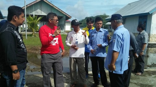 KKP TINJAU LOKASI PROGRAM SENTRA KELAUTAN DAN PERIKANAN TERPADU DI UPTD PPP SIKAKAP 