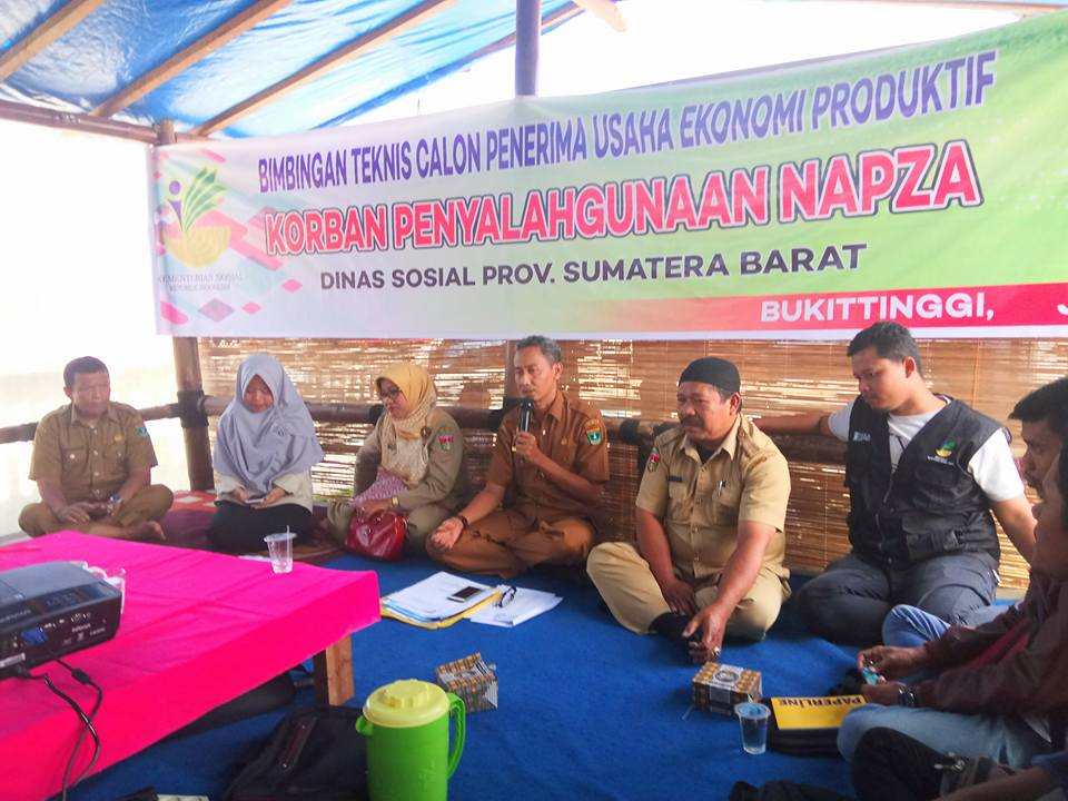 Bimtek Penerima UEP Korban Penyalahgunaan Napza