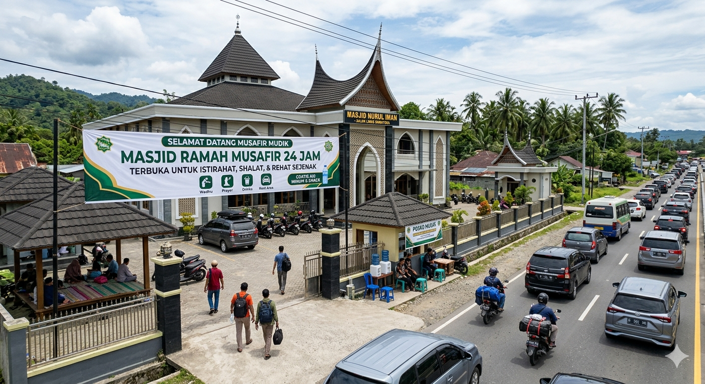 Gubernur Sumatera Barat Terbitkan Panduan Idul Fitri 1447 H: Pererat Silaturahmi, Peduli Sesama, dan Ramah Musafir