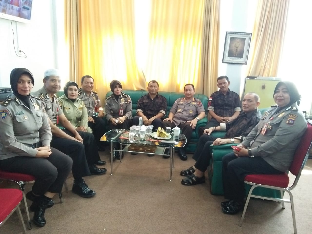 DIT.BIMAS POLDA SUMBAR SAMBANGI KETUA KBPP SUMBAR