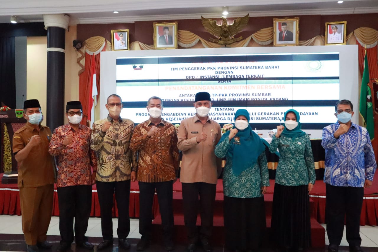 Inovatif, TP-PKK Sumbar Jalin Kerjasama dengan Perguruan Tinggi