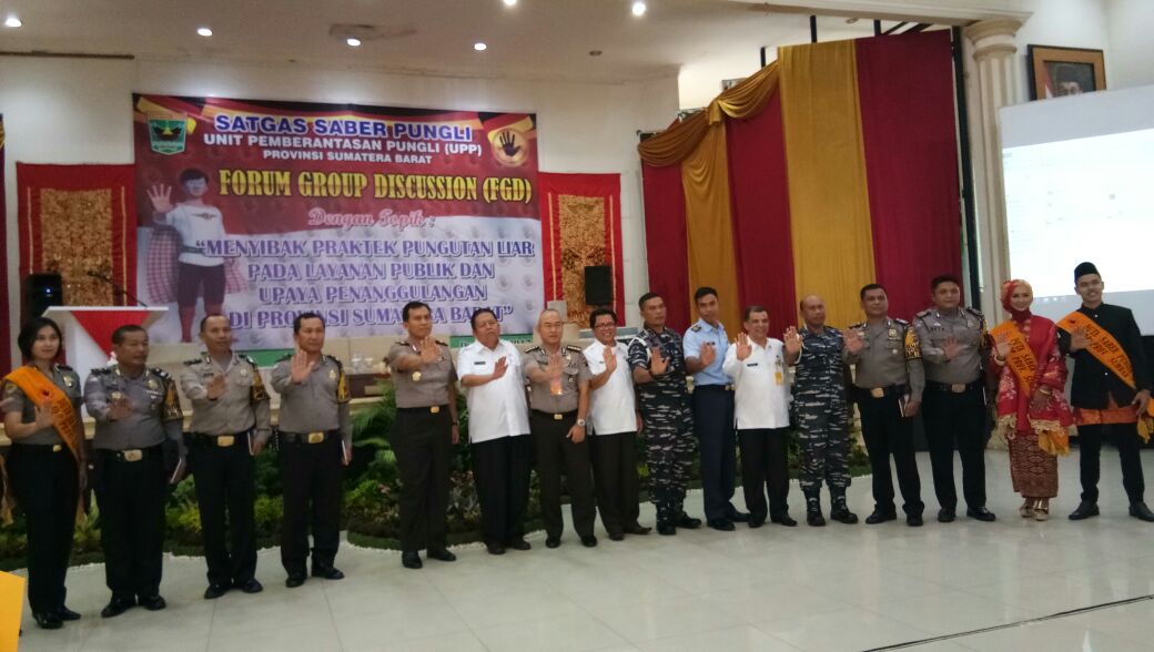 Cegah Pungli, UPP Provinsi Sumatera Barat Gelar Focus Group Discussion di Padang.