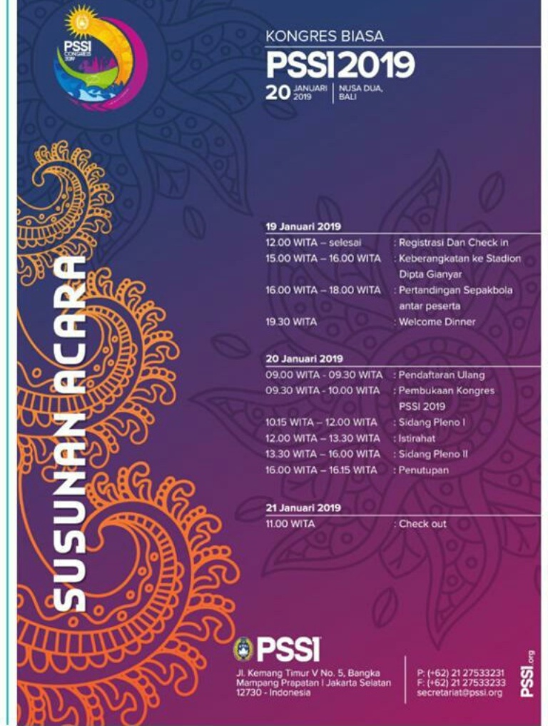 SOLOK FC MENJADI VOTERS KONGRES BIASA PSSI