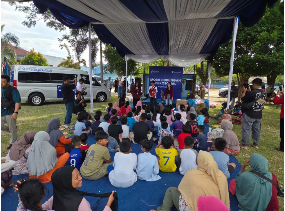 Kemkomdigi Pulihkan Psikososial Anak Korban Banjir Sumbar: Trauma Reda, Ketergantungan Gawai Turun